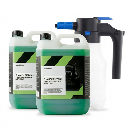 KIT 10L CHAMPÚ + PULVERIZADOR ELECTRICO